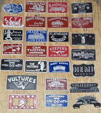Cast Aluminum Car Club Plaque Lot Of 26 picture