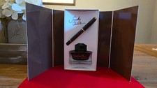 Pelikan M200 Smoky Quartz Fountain Pen Broad Nib + Edelstein Ink Set 2017 picture