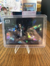 Solo Investigates - 2022 Topps Chrome Star Wars Galaxy #19 Atomic Refractor /150 picture