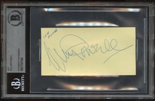 William Powell d1984 signed autograph 2x4.5 Cut Actor The Thin Man BAS Slabbed picture