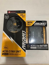 Burtle AIRCRAFT 2026 AC10 30V Li-ion Battery AC10-2 Fan Unit Set Kyocera Black picture