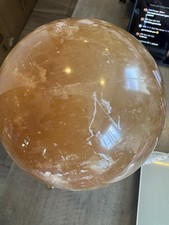 8lb Large Calcite Crystal Sphere With Stand picture