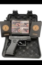 Gun Shaped Lighter METAL Fine Quality W/ Case & Barrel Attachment Black picture