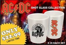 AC/DC Rock Shot Glasses x2 picture