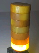Thick Bakelite • 7 Pieces • 122g • Translucent Marbling, Swirls picture