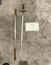 N.S. Meyer, Inc. US Military Academy Cadet Sword w/ Scabbard COA Brass picture