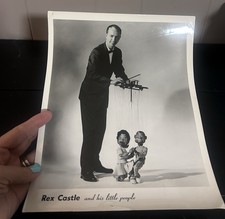 Vintage Rex Castle & His Little People Puppets Photo Marionette Puppeteer 1960s picture