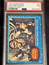 1977 STAR WARS #44 HAN AND CHEWIE SHOOT IT OUT PSA 7 picture