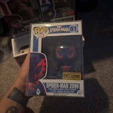 Funko Pop Spider-Man 2099 #81 Walgreens 2014 With Exclusive Sticker picture