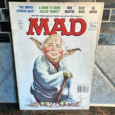 MAD Mad Magazine Issue #220 Jan 1981 Star Wars Illustrated Humor English picture