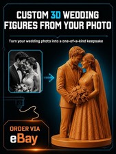 Custom Design 3D Printed Plastic Model from Your Photo picture