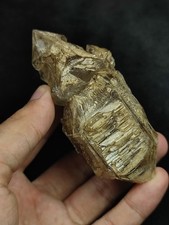 Window/Skeletal Quartz DT Crystal Having Perfect Clay Inclusions.Pak. picture