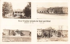 Real Photo Postcard Romney West Virginia Schools for Deaf/Blind c  1940s    H11 picture