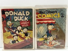 Four Color / Donald Duck #108 1946 & Walt Disney's Comics and Stories #91 1948 picture