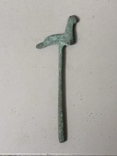 Ancient Roman Bronze Animal On A Stick Of Unknown Purpose 4” X 1.5” picture