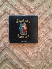 VINTAGE MATCHBOOK - CHATEAU LOUISE RESORT LODGE - DUNDEE, IL - UNSTRUCK New. picture