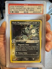 Dark Magneton 39/109 Team Rocket Returns Reverse Foil PSA 9 Mint POKEMON picture