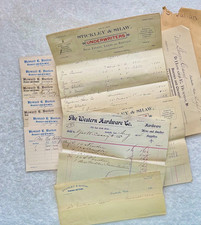 1904 Leadville Colorado Geo W Casey Mining Assay Receipts Ephemera Lot 21 Pc picture