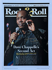 Dave Chappelle's Second Act Rolling Stone Rock & Roll Promo Ad 8x10 picture