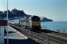   35mm Slide BR DIESEL LOCO, CLASS 47. No.47484. At DAWLISH, 1989. picture