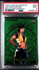 2024 Fleer Ultra Marvel Matriarchs 1/10 ALPHA emerald Medallion Lady Deathstrike picture