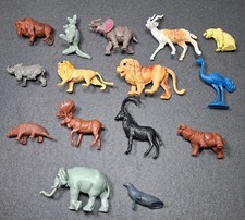 Vintage Plastic Wild Animals Lot picture