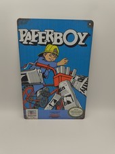 Paperboy Retro Video Game Metal Poster 8x12 picture