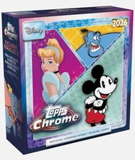 2026 TOPPS CHROME DISNEY MEGA BOX BRAND NEW AND FACTORY SEALED SHIPS FAST picture