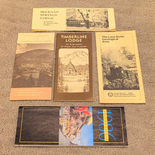 Vintage Oregon Travel Brochures: Timberline Lodge, Lava Butte, Belknap, Columbia picture