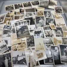 Antique & Vintage Photos Huge Lot 50+ 1900s Family Kids Women Pets Cars lot B picture