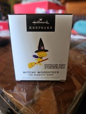 Hallmark Ornament The Peanuts Gang Witchy Woodstock Miniature 2024 NIB picture