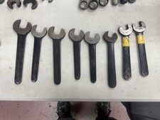 Lot Of 8 - Vintage Williams Armstrong Fairmount Open End Wrenches USA Machinist picture