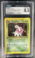 2000 Pokemon Neo Genesis 1st Edition Meganium #10/111 Holo CGC 8.5 picture