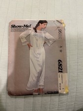 McCall’s Show Me Sleeping Gown Sewing Pattern 6821. Sizes 10-12-14 picture
