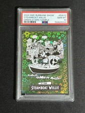 2024 SMC Steamboat Willie Burbank Card Show Excl. Green Stars Sample - PSA 10 picture