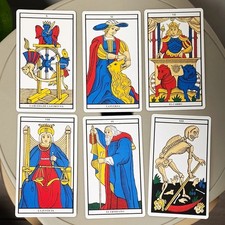 Marseille Tarot Deck Spanish Edition 78 Cards Classic Style 10.3x6cm picture