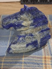 Natural Lapis Lazuli Hand- Carved Horse Head Figurine 3