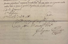 CARLO EMANUELE I° DUKE OF SAVOY PRINCE OF PIEDMONT AUTOGRAPH DOCUMENT 1626 picture