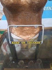Vintage 1960s/1970s Keep On Trucking License Plate Frame picture