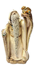 Vintage 1986 Windstone Editions White Wizard Sculpture M. Pena Signed Retired B2 picture