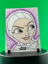 Topps Star Wars Galaxy PADME Sketch Card by Khushi Mahajan picture