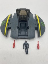 Vintage 1978 Cylon Raider Ship + Pilot + 2 Firing Missiles Galactica MATTEL picture