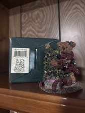Boyds Bears Elliot & The Tree #2241 1994 Bearstone Numbered Edition Box picture