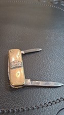 Antique Giesen & Forsthoff  3 Natural Diamond CT State Gold Fill Pocket Knife  picture