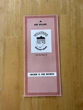 Vintage Weaver's Poultry Shops New Holland Poultry Brochure Pink Chicken USA picture