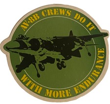Vtg “AV-8B Crews Do It With More Endurance “McDonnell Douglas Aircraft Sticker picture