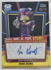 2025 Topps Toy Story Jess Harnell Mini Zurg Auto Black Refractor 05/10 picture