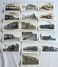 C. 1940s Erie Railroad 4-6-2 Steam Locomotives Photo Lot Of 16 picture