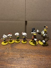 Disney Store Duck tales 2018 6 Pc Figurine Set Scrooge, Huey, Dewey, Louie, picture