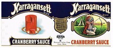 VINTAGE C1930S TIN CAN LABEL CRANBERRY LYNN PROVIDENCE INDIAN THANKSGIVING picture